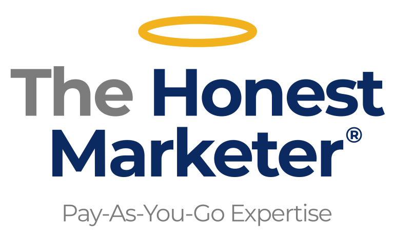 The Honest Marketer Logo NewSlogan Transparent 1 768x456